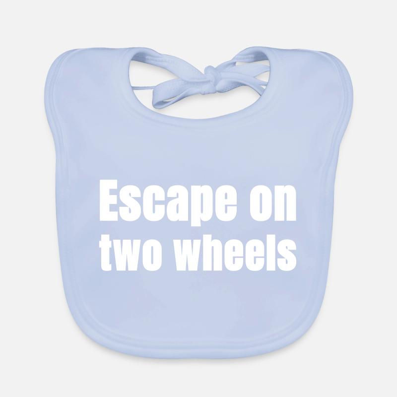 Escape on two wheels Organic Baby Bibs