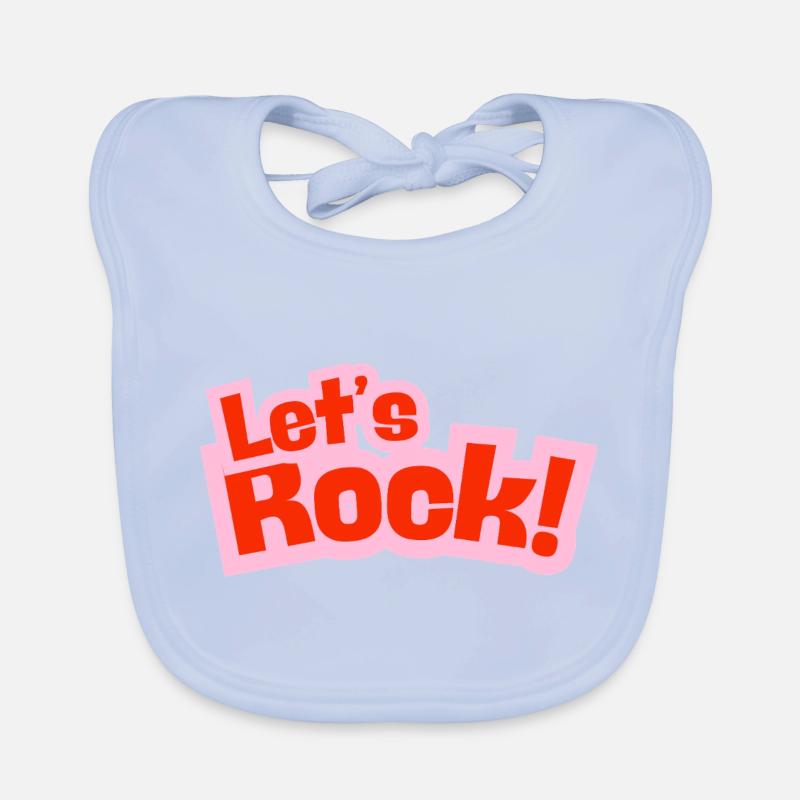 Let's Rock Organic Baby Bibs