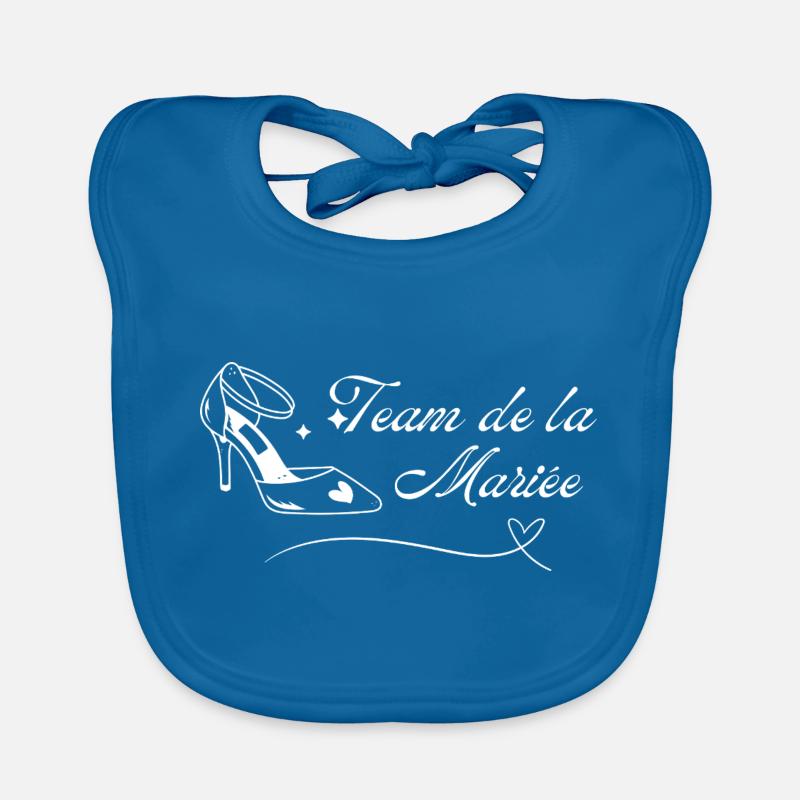 Team de la mariée Bavoir bio Bébé