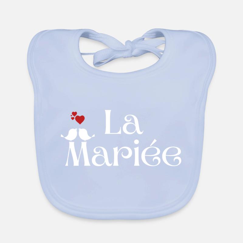 La mariée Bavoir bio Bébé