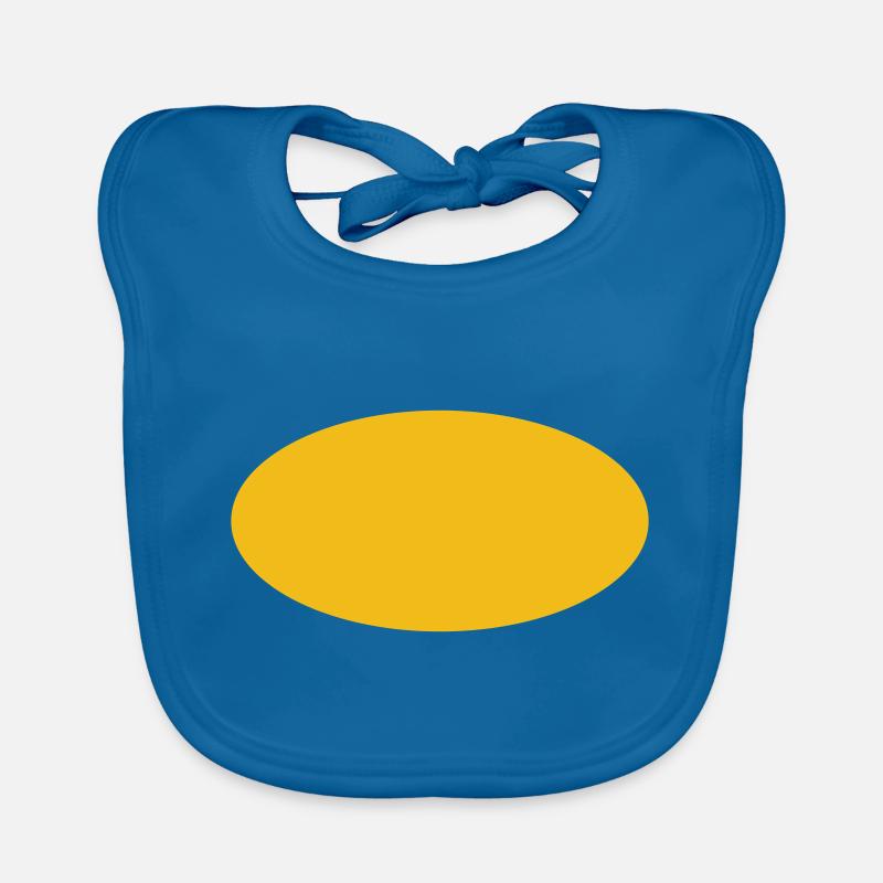 Oval shape / Ellipse Fläche (1c) Organic Baby Bibs