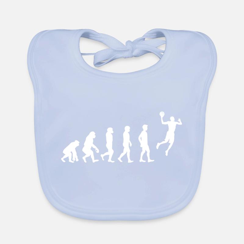 Basketball Evolution! Organic Baby Bibs