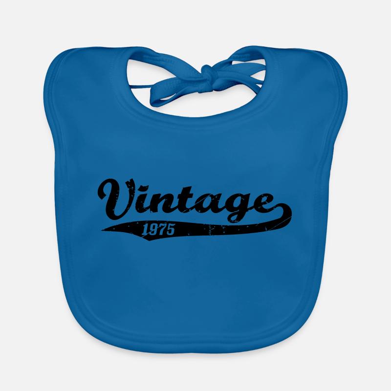 Vintage 1975 Bavoir bio Bébé