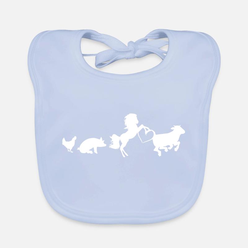 Ferme Bavoir bio Bébé