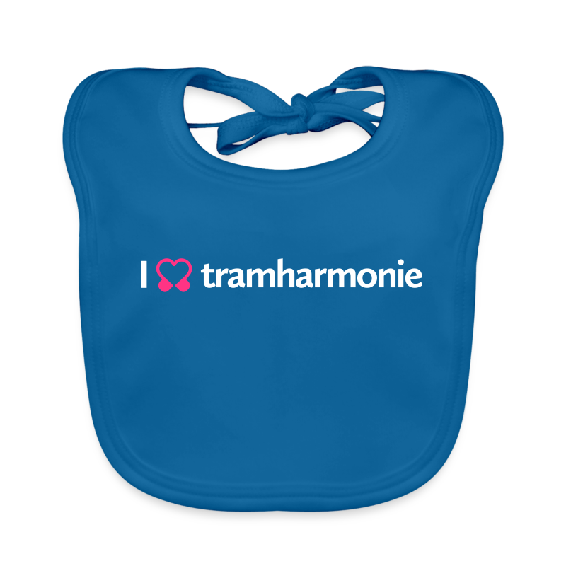 tramharmonie logo wit letters - Bio-slabbetje voor baby’s