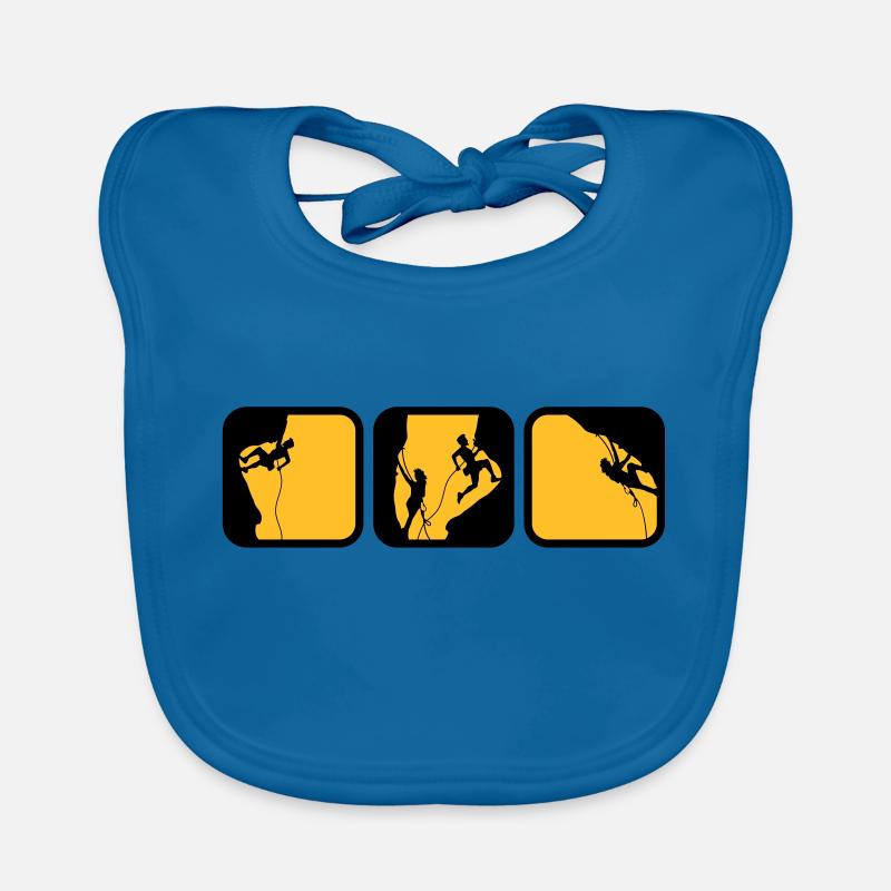 escalade des boîtes de logos d'homme le soir 3 Bavoir bio Bébé
