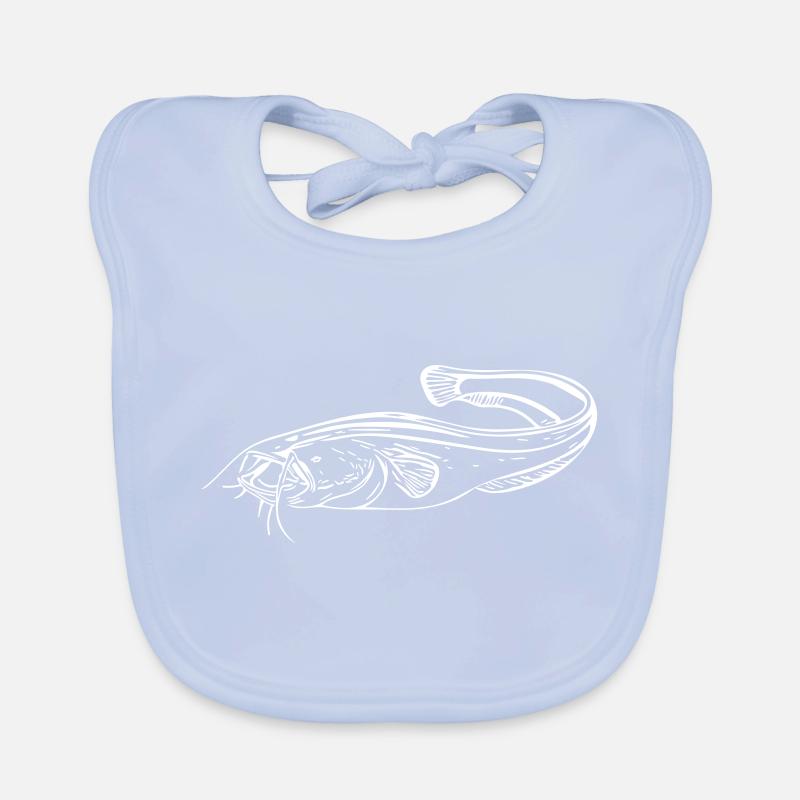 Catfish - angler Organic Baby Bibs