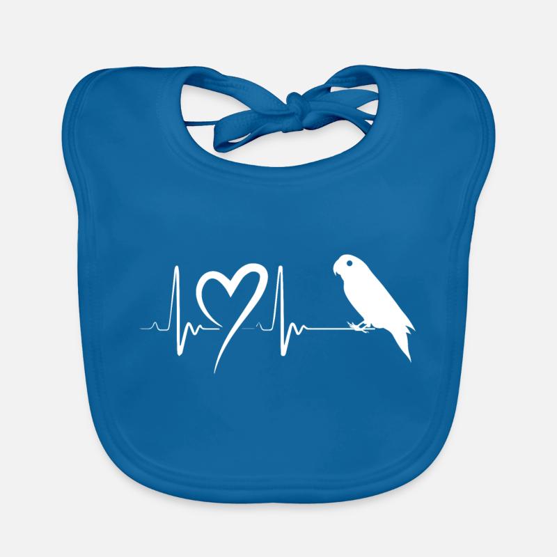 Oiseau perruche perruche perruche Bavoir bio Bébé