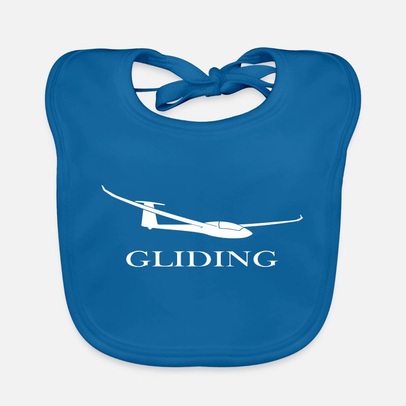 Glider pilot glide glider pilot gift Organic Baby Bibs