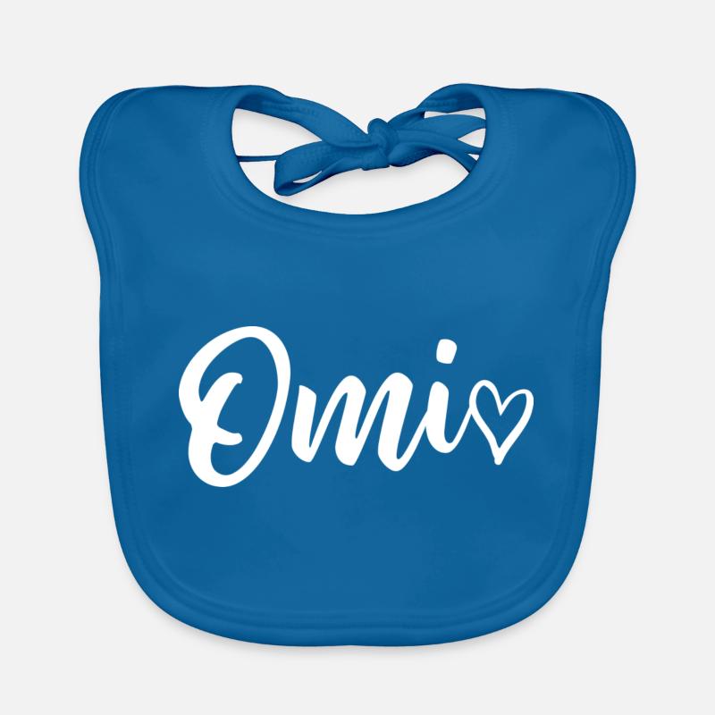 Omi - Geschenk Oma Großmutter Geburtstag Baby Bio-Lätzchen