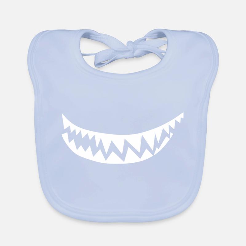 white teeth Organic Baby Bibs