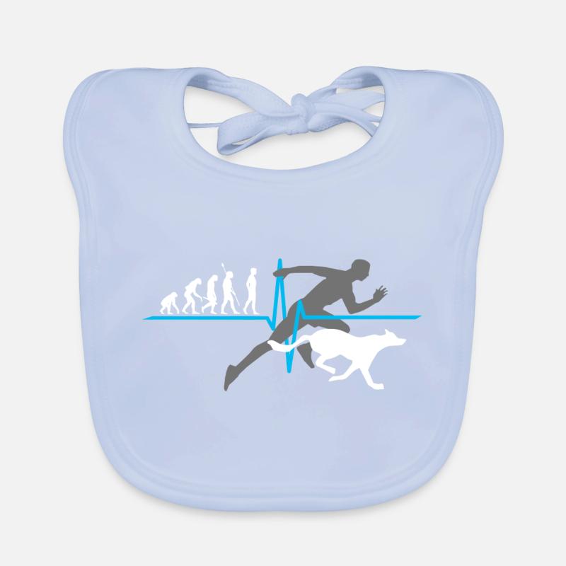 Canicross Herzlinie Joggen Evolution Hund Baby Bio-Lätzchen