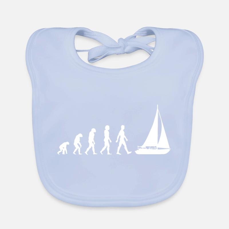 Segelboot Segler Evolution Baby Bio-Lätzchen