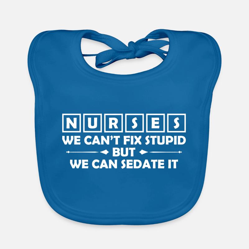 Nurses We Can Sedate It Baby Bio-Lätzchen