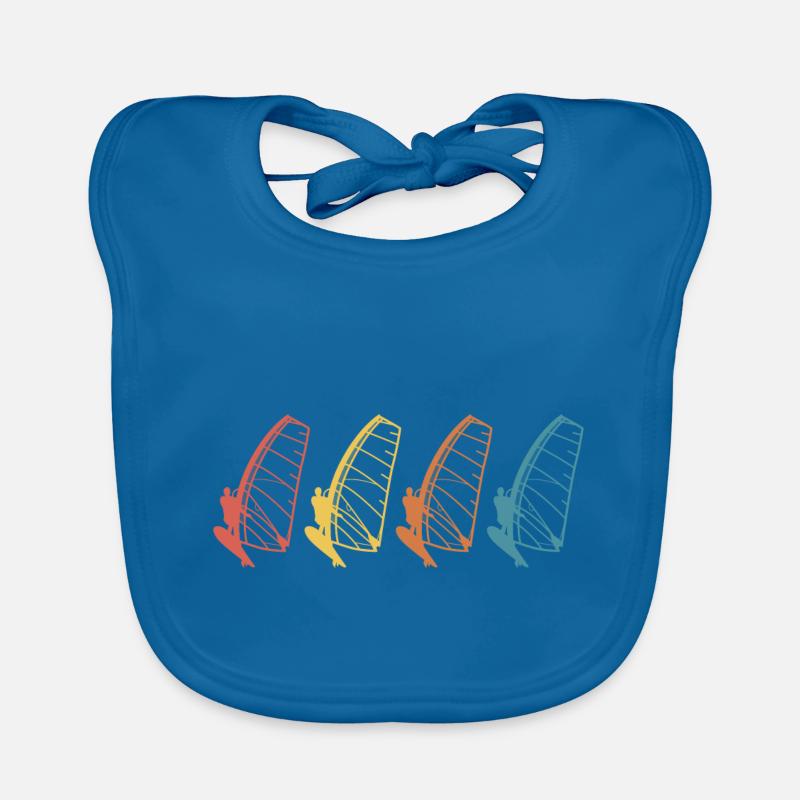 windsurf windsurfing Baby Bio-Lätzchen