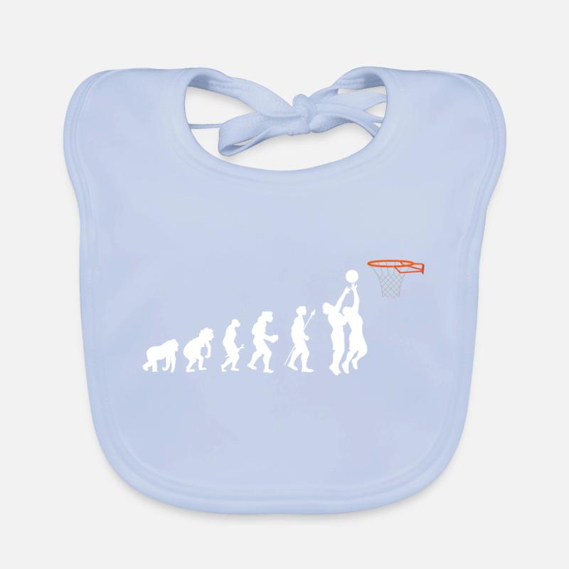 Basket-ball Evolution Bavoir bio Bébé