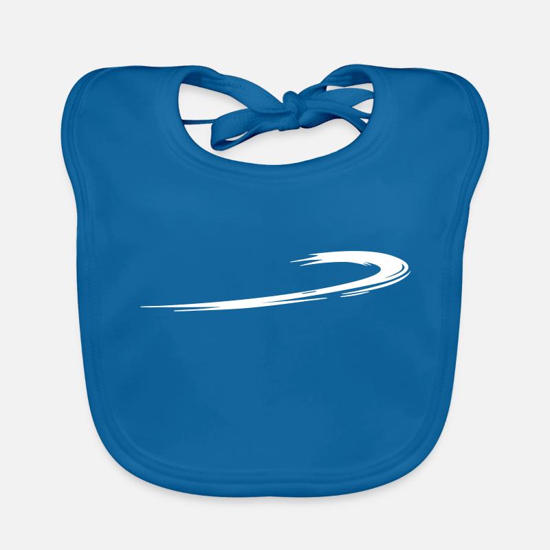 curved tail | Vector-Graphic Organic Baby Bibs