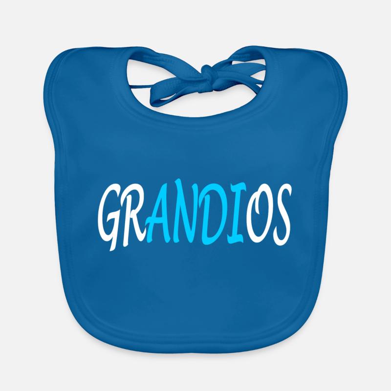 Grandios-Andi -Andreas-Namenstag-Geschenk Version3 Baby Bio-Lätzchen