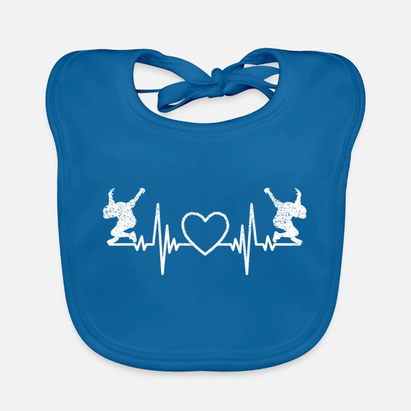 Breakdance Dancing Dance Sport Dancer Gift Organic Baby Bibs
