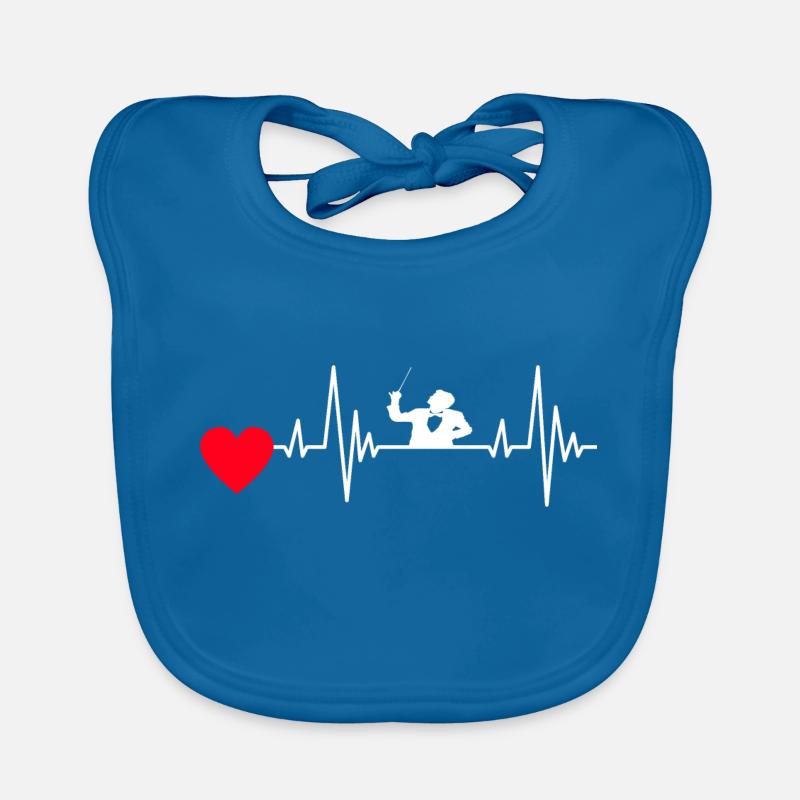 Dirigenten Dirigent Musik Dirigieren Geschenk Baby Bio-Lätzchen