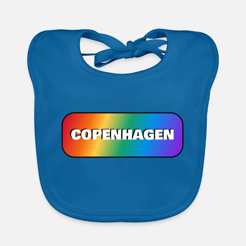 COPENHAGEN RAINBOW HAPPY PRIDE Organic Baby Bibs