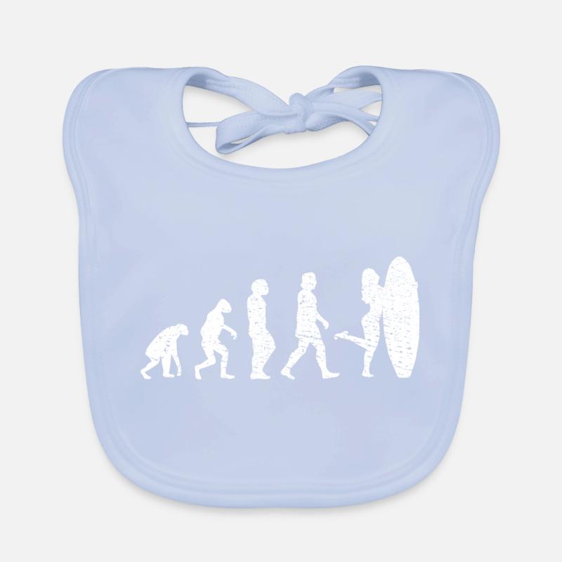 Surfer Surf Instructor Surf Instructor Surfboard Organic Baby Bibs