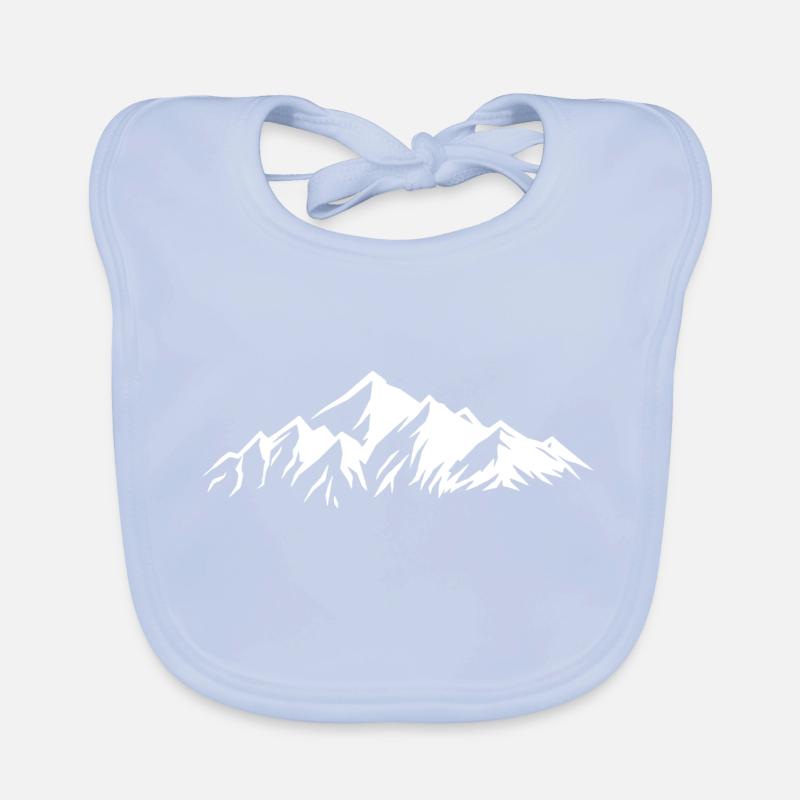 Mountains Organic Baby Bibs