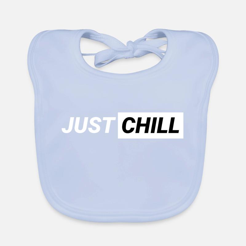 Gewoon chillen! Bio-slabbetje voor baby's