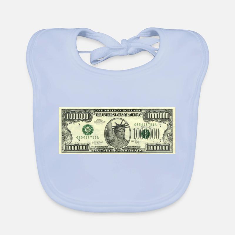 1 million de dollars Bavoir bio Bébé