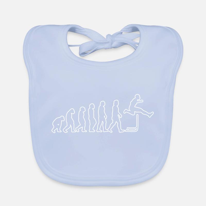 Hurdles Athlétisme Cadeau Hurdler Bavoir bio Bébé