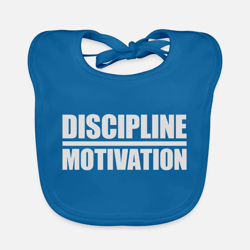 Citation de discipline sur la motivation Bavoir bio Bébé
