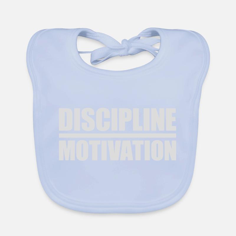 Citation de discipline sur la motivation Bavoir bio Bébé