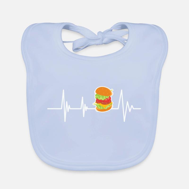 ligne de vie et burger Bavoir bio Bébé