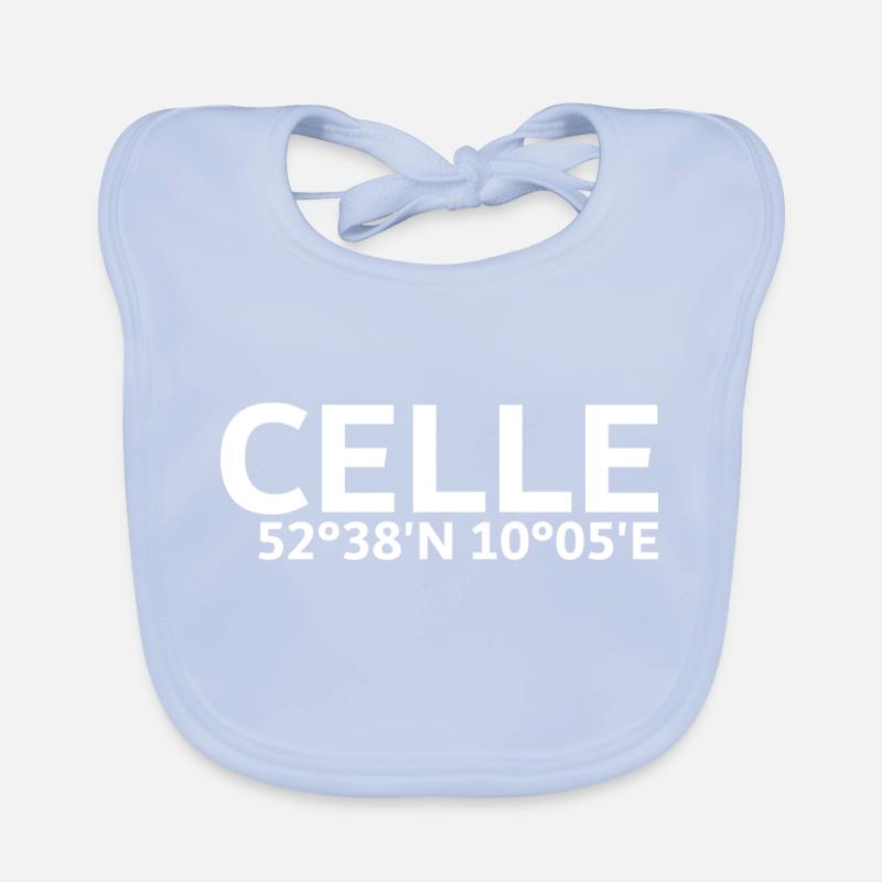 Celle coordinates Organic Baby Bibs
