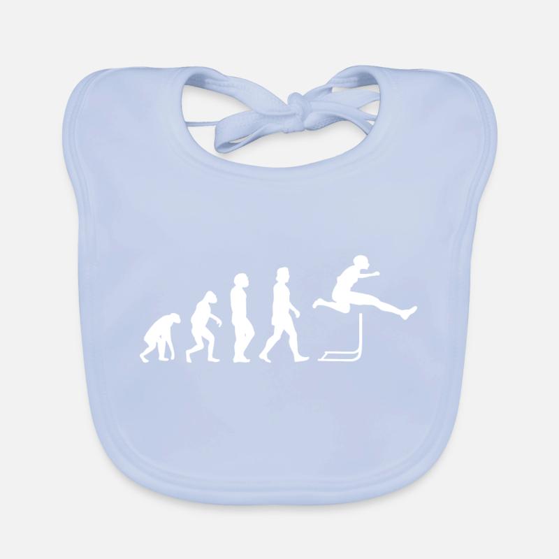 Hurdling Athlétisme Gift Hurdler Bavoir bio Bébé