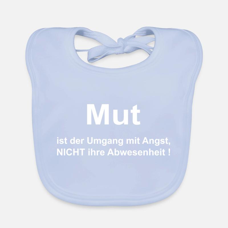 mutig sein Baby Bio-Lätzchen
