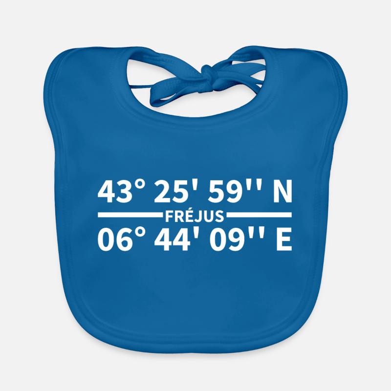 Fréjus coordinates Organic Baby Bibs