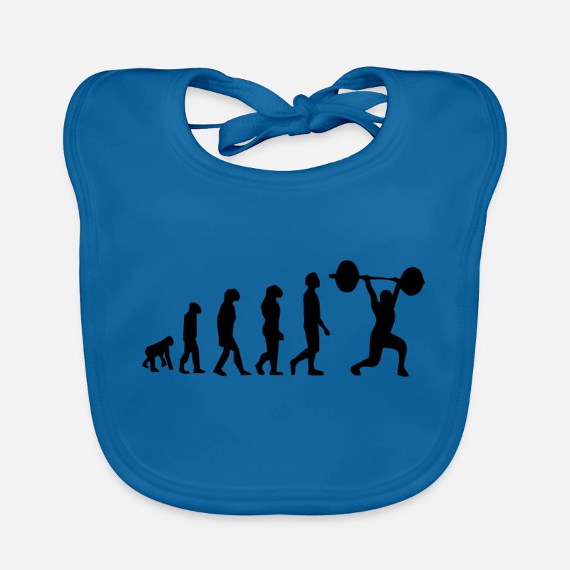 Weightlifting evolution Organic Baby Bibs