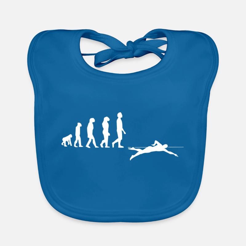 Evolution des Schwimmens Baby Bio-Lätzchen