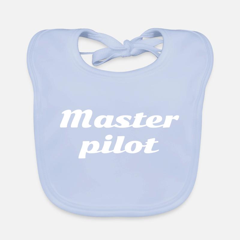 Master Pilot | Du bist hier der Chef Baby Bio-Lätzchen