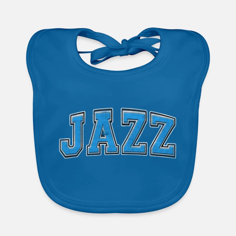 Jazz Varsity Grunge Organic Baby Bibs
