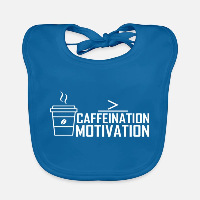 Caffeine Motivation Organic Baby Bibs