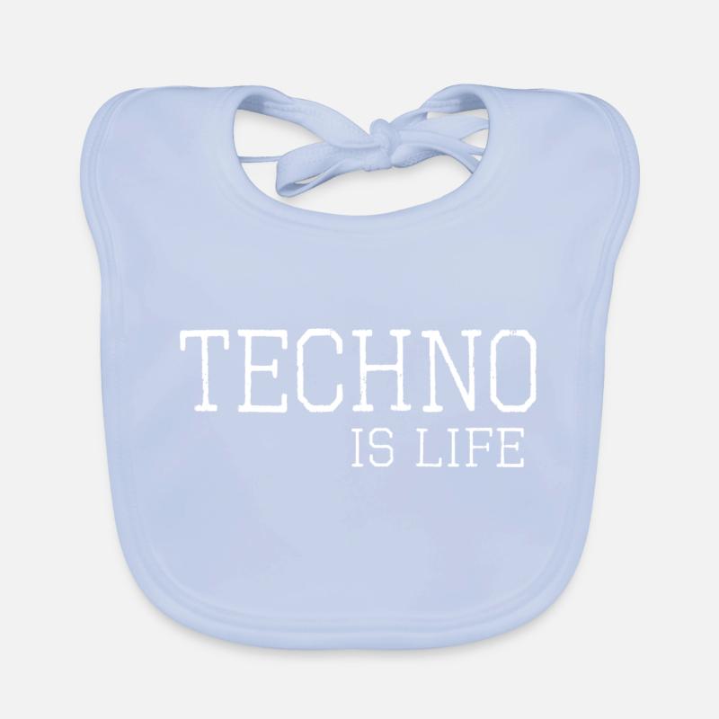Techno is life Organic Baby Bibs