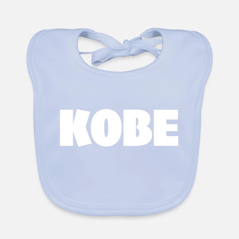 KOBE WHITE Organic Baby Bibs