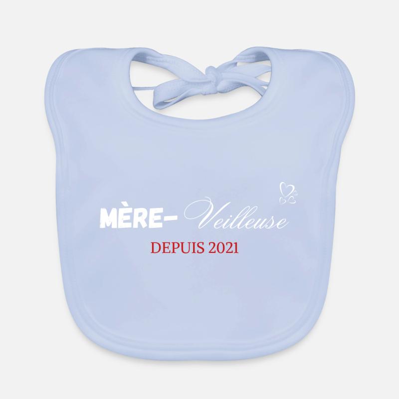 Mère veilleuse depuis 2021 Bavoir bio Bébé