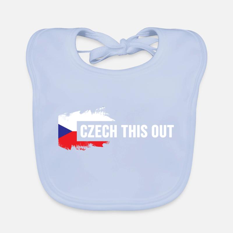 République tchèque Prague tchèque « czech this out » Bavoir bio Bébé