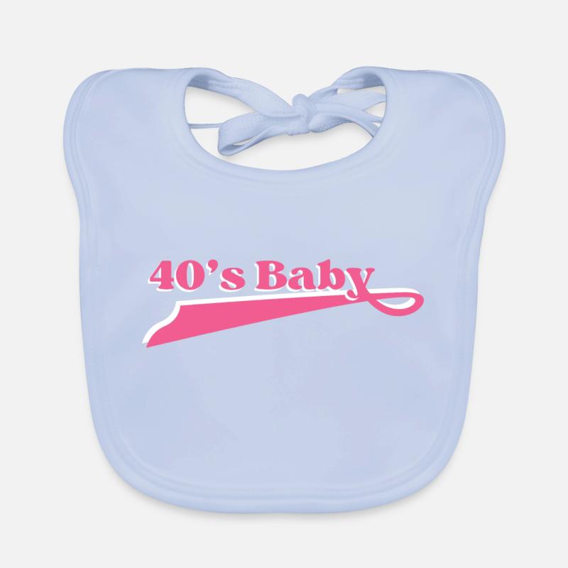 Year 40 baby Organic Baby Bibs