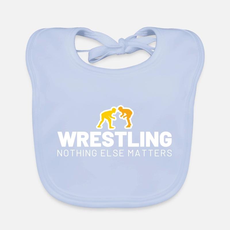 WRESTLING nothing else matters Baby Bio-Lätzchen