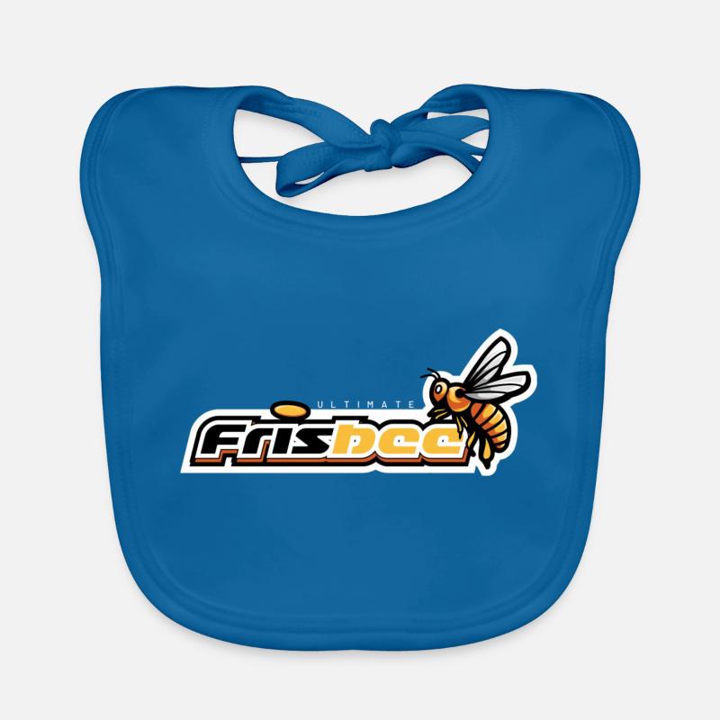 Ultimate FrisBEE - Baby Bio-Lätzchen - Pfauenblau