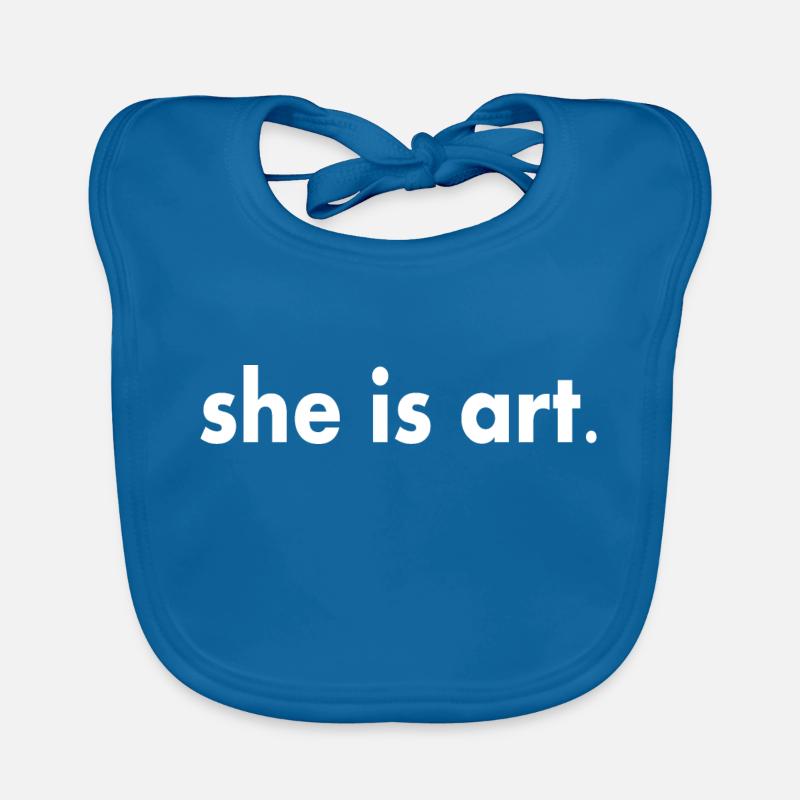 She is art Baby Bio-Lätzchen